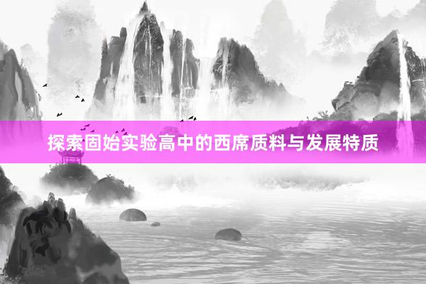 探索固始实验高中的西席质料与发展特质